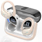 Wireless Earbuds 75H Bluetooth 5.4 Sport Headphones with Earhooks, Black