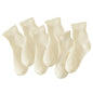Hstyle 6 Pairs of Ruffle Socks Women, Cute Ruffle Ankle Socks