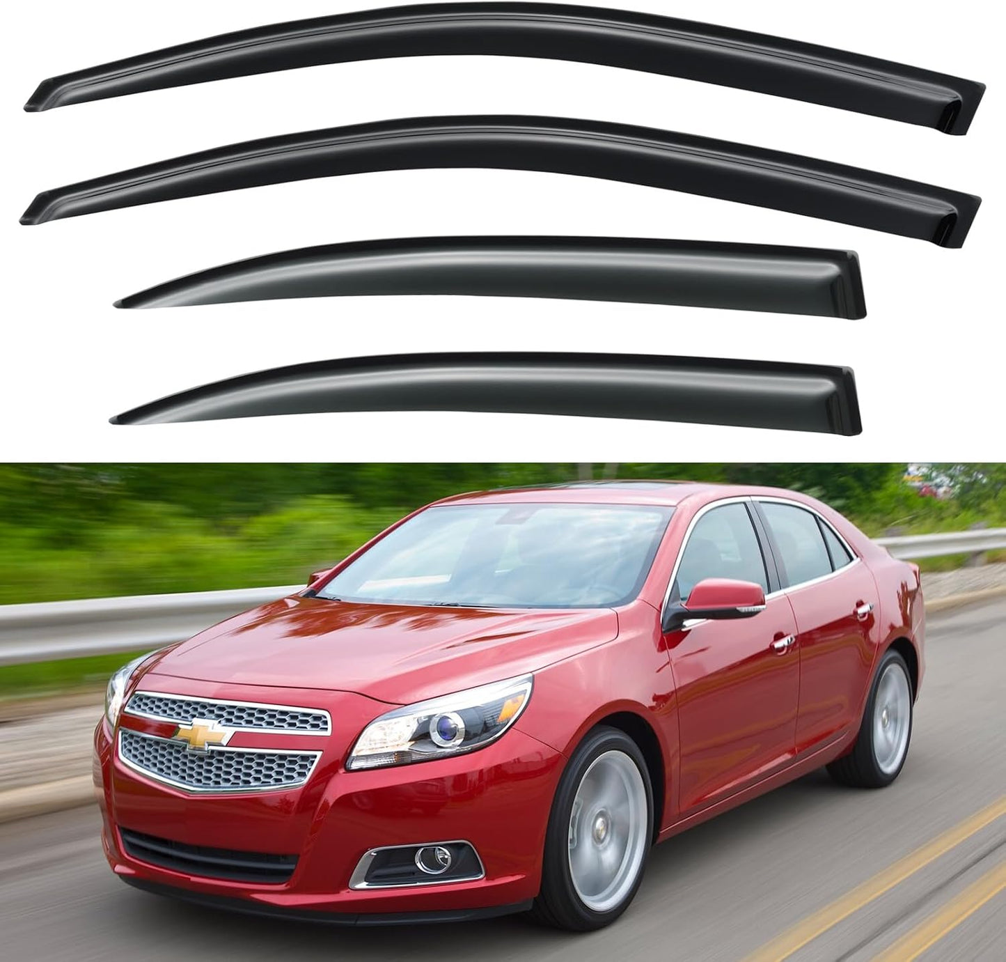 Window Visors Rain Guards for 2020-2025 Nissan Sentra
