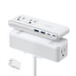 Anker Nano Power Strip, Desk Clamp, 70W Max, 1500J Surge Protector, 2 USB C