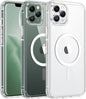 FNTCASE for iPhone 17 Pro Case Clear Magnetic with Screen Protector