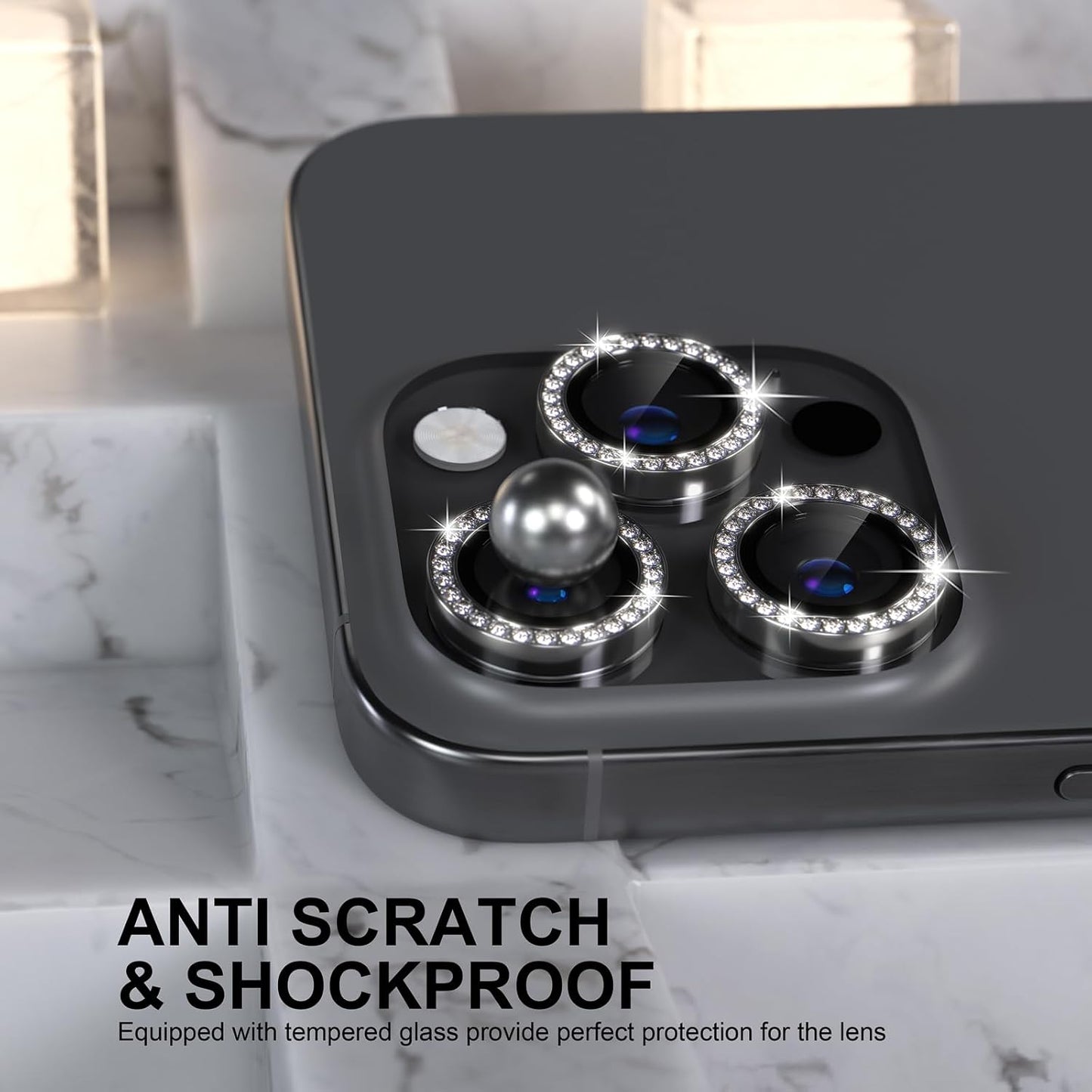 Choiche for iPhone 16 Pro/iPhone 16 Pro Max Camera Lens Protector