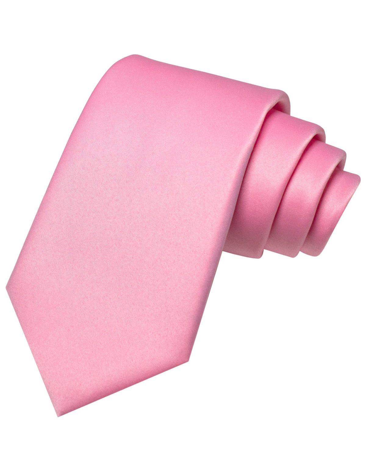 JEMYGINS Solid Color Tie Mens Necktie for Business and Wedding