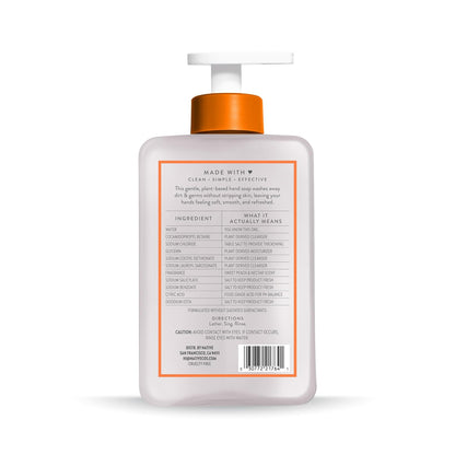Native Liquid Hand Soap, Toasted Vanilla & Honey Scent, Non-Drying Formula for Soft, Smooth Hands, Made with Plant-Based Cleansers, Sulfate & Paraben Free, 13 oz Bottle