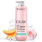 Olay Super Serum Body Wash for Extra Dry Skin, 24hr Long Lasting Rich Hydration, 5+ Ingredient Complex for Bright, Even, Firm, & Luminous Skin, with Collagen Peptide, Vitamin C & Shea Butter, 20 fl oz