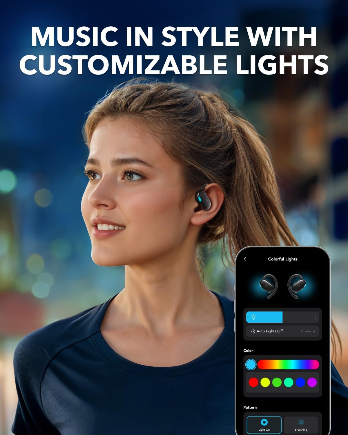 Soundcore V20i by Anker Open Ear Earbuds, Open Ear Headphones True Wireless
