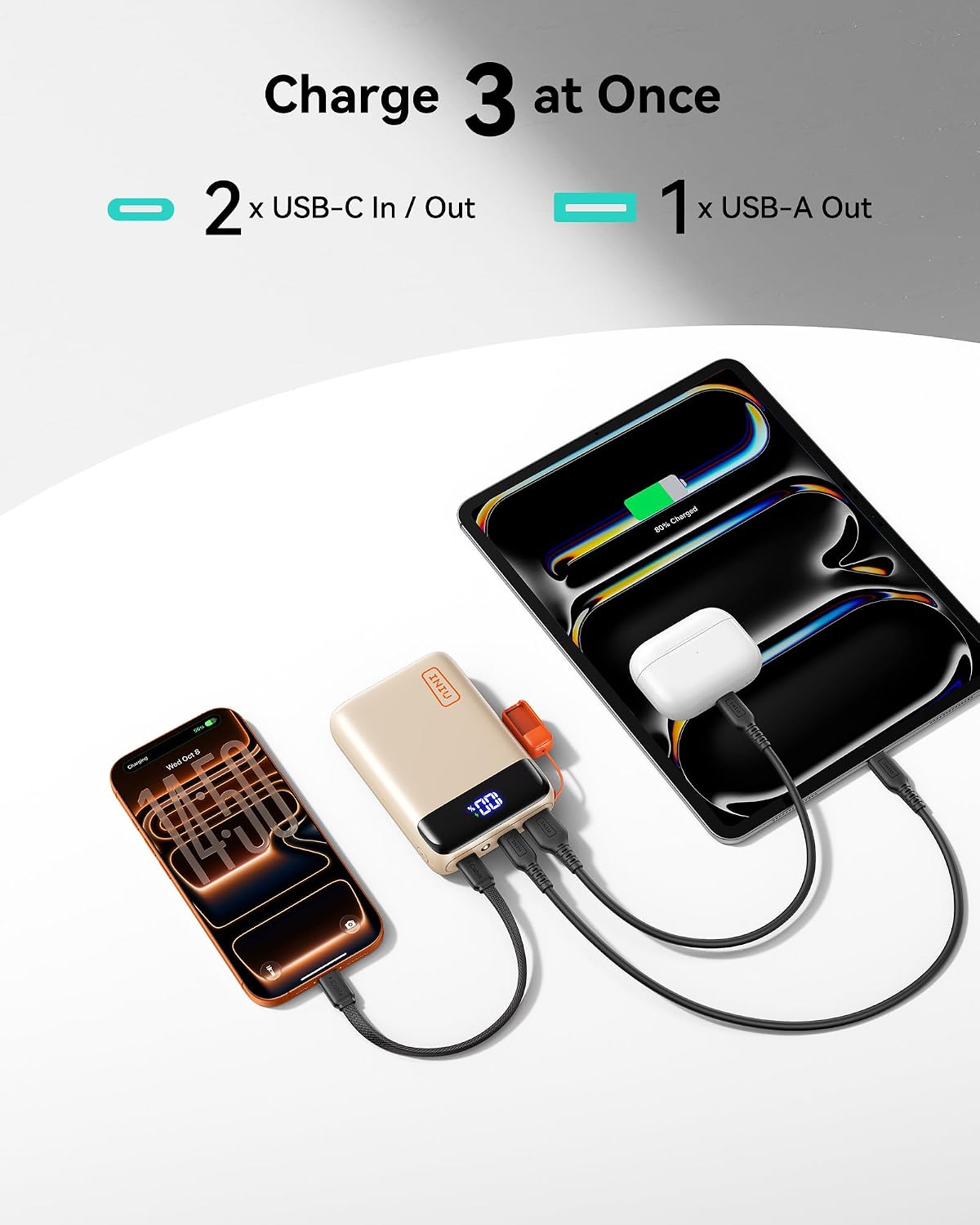 INIU Portable Charger, Smallest 20000mAh 22.5W Fast Charging Power Bank