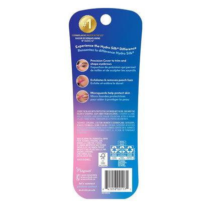 Schick Hydro Silk Touch-Up Dermaplane Razor for Women Face, 3 ct