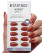 BTArtbox Press On Nails, Vanilla Cream, Short Square, Ombre Peach, 32Ct