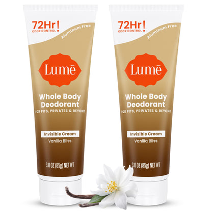Lume Whole Body Deodorant - Cream Tube - 3 oz (Clean Tangerine)