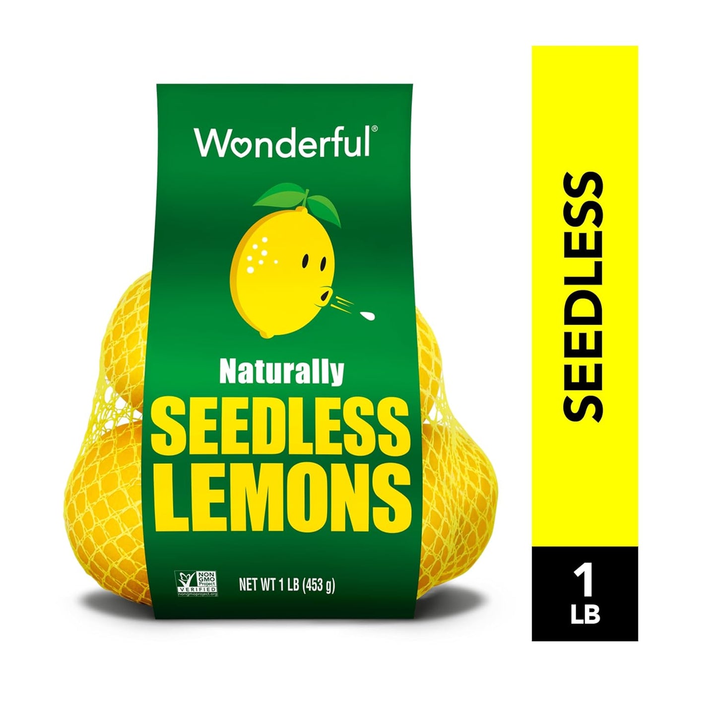 Wonderful Seedless Lemons, 1 Pound (Pack of 1)