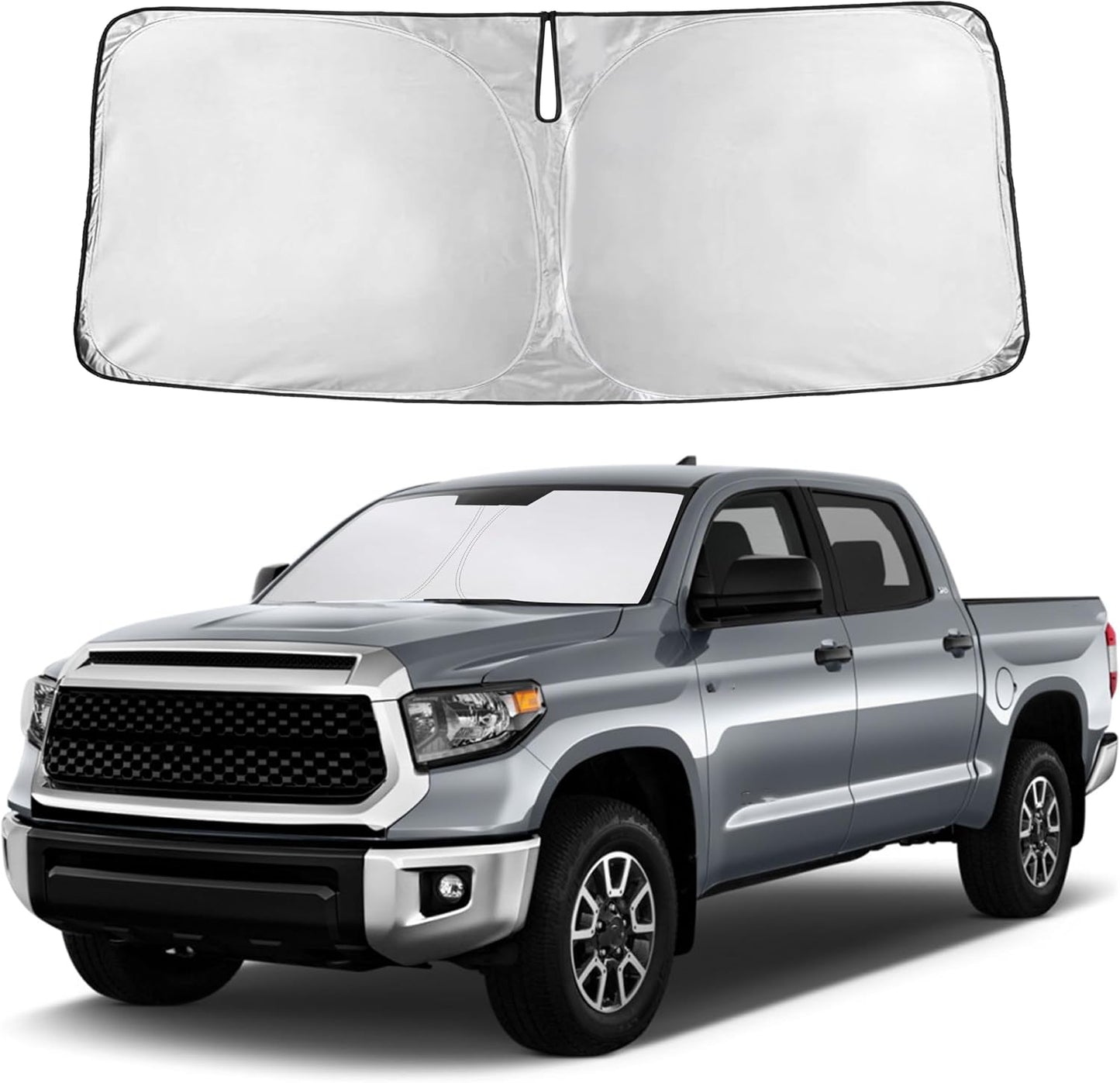 Autovir Windshield Sun Shade, 2017-2026 Tesla Model 3 & Y, 280T Visor Shade