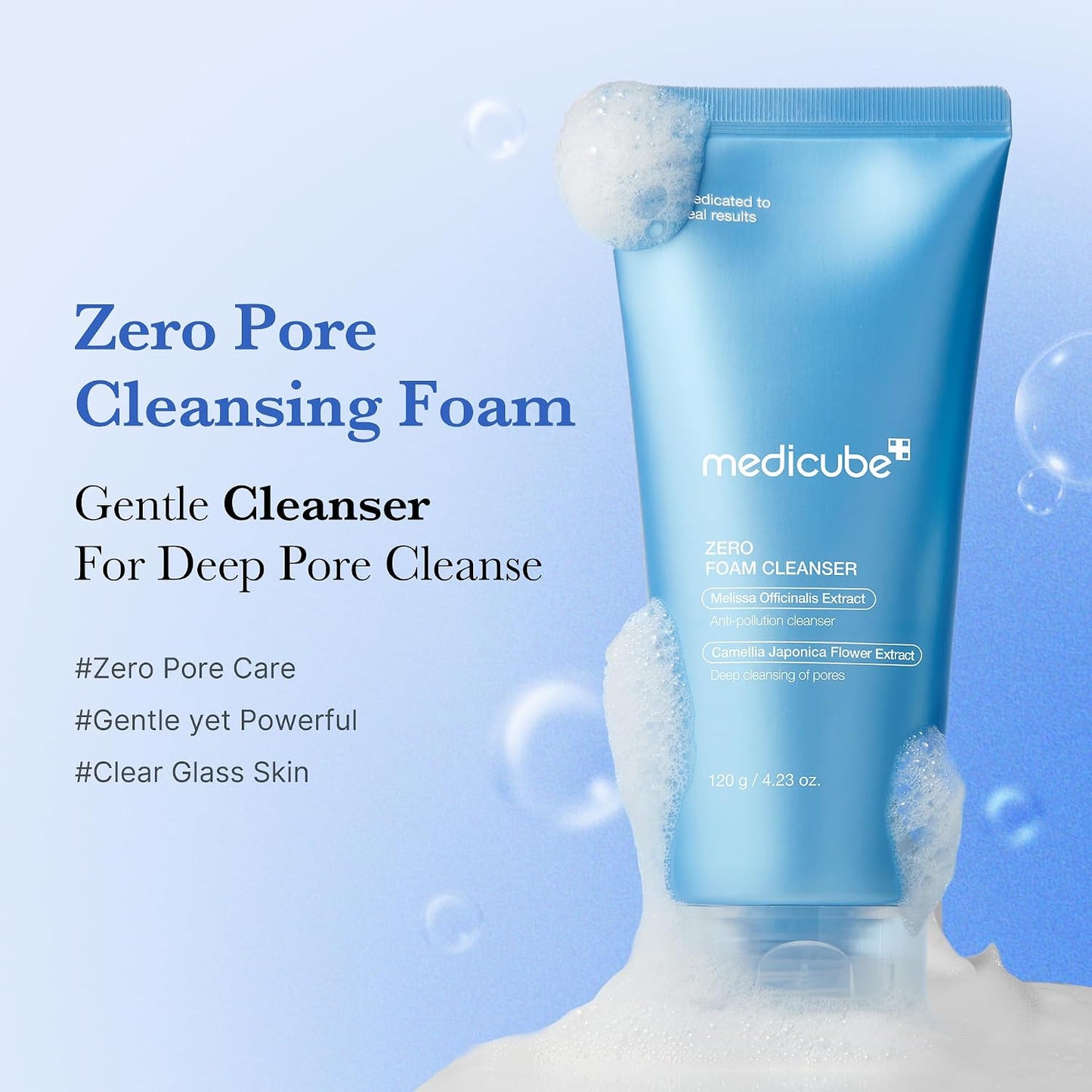 medicube Facial Cleanser Turmeric Capsule Foam Cleanser