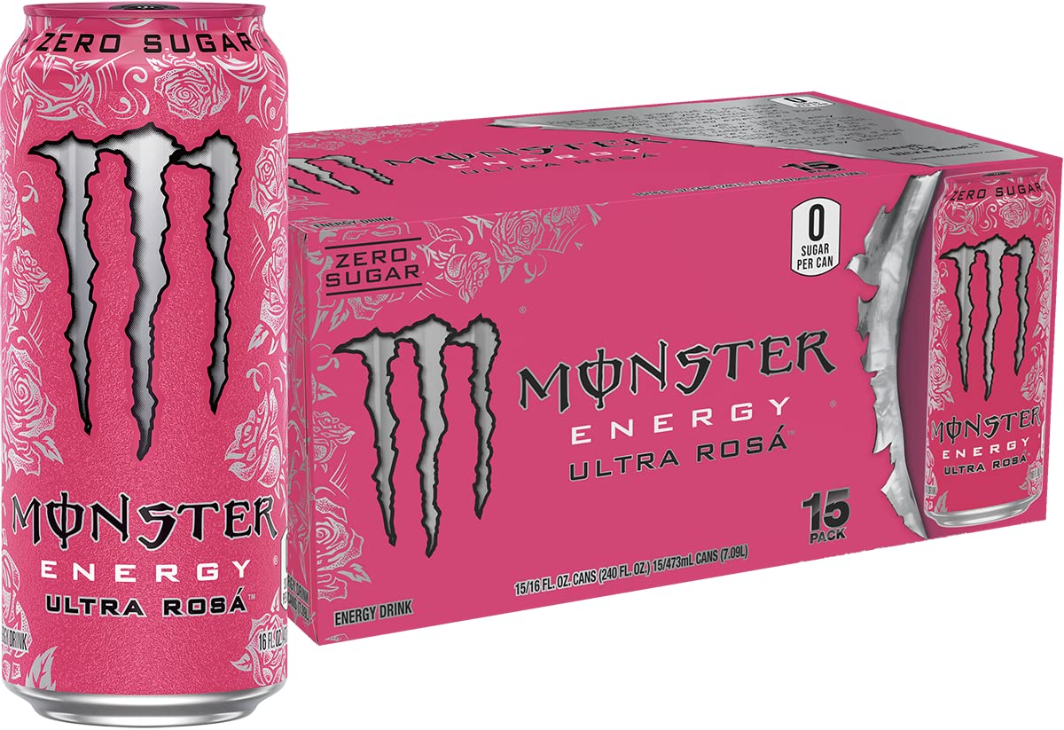 Monster Energy Zero Ultra, Sugar Free Energy Drink, 16 Ounce