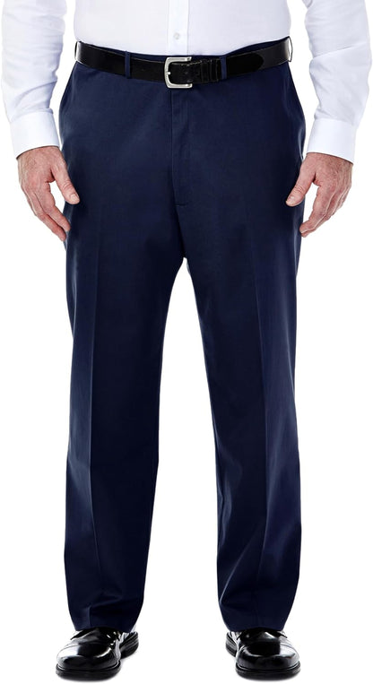 Haggar Men's Classic Fit Premium No Iron Khaki Pant