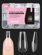 Beetles Soft Gel Nail Tips Short Almond 288pcs in 12 Sizes Etch-X