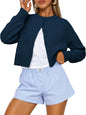 Trendy Queen Cropped Cardigan Sweaters for Women Fall Fashion Clothes 2026