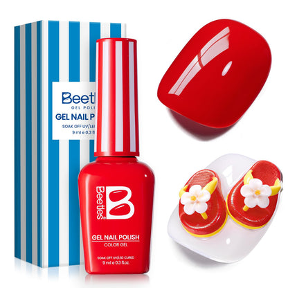 Beetles Purple Gel Nail Polish, 1 Pcs 15ml Purple Gel Polish