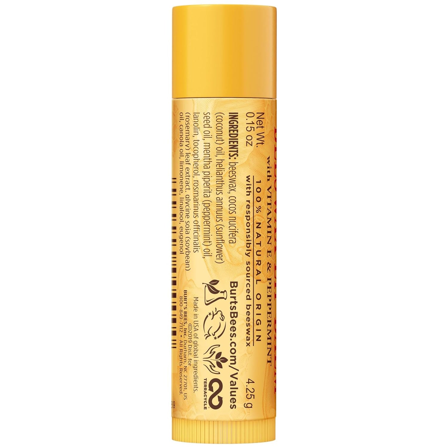 Burt's Bees Lip Balm, Pomegranate, 0.15 oz., 4 Tubes