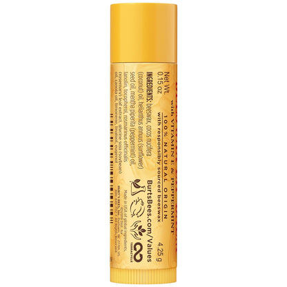 Burt's Bees Lip Balm, Pomegranate, 0.15 oz., 4 Tubes