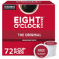 Eight O'Clock Coffee Hazelnut, Single-Serve Keurig K-Cup Pods, Flavored Medium Roast Coffee Pods, 96 Count