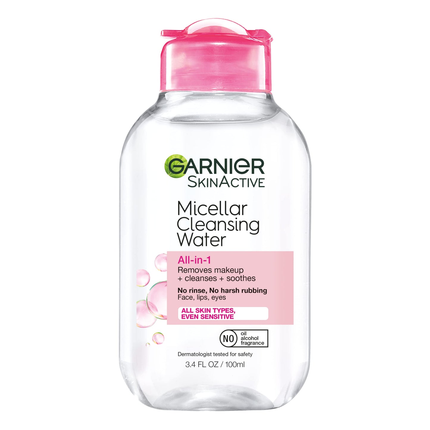 Garnier Micellar Water, Hydrating Facial Cleanser & Makeup Remover, Suitable for Sensitive Skin, Vegan, Cruelty Free, 13.5 Fl Oz (400mL), 1 Count