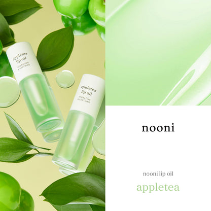 NOONI Korean Lip Oil - Applepeony - pH Color-Changing Plumping Lip Gloss
