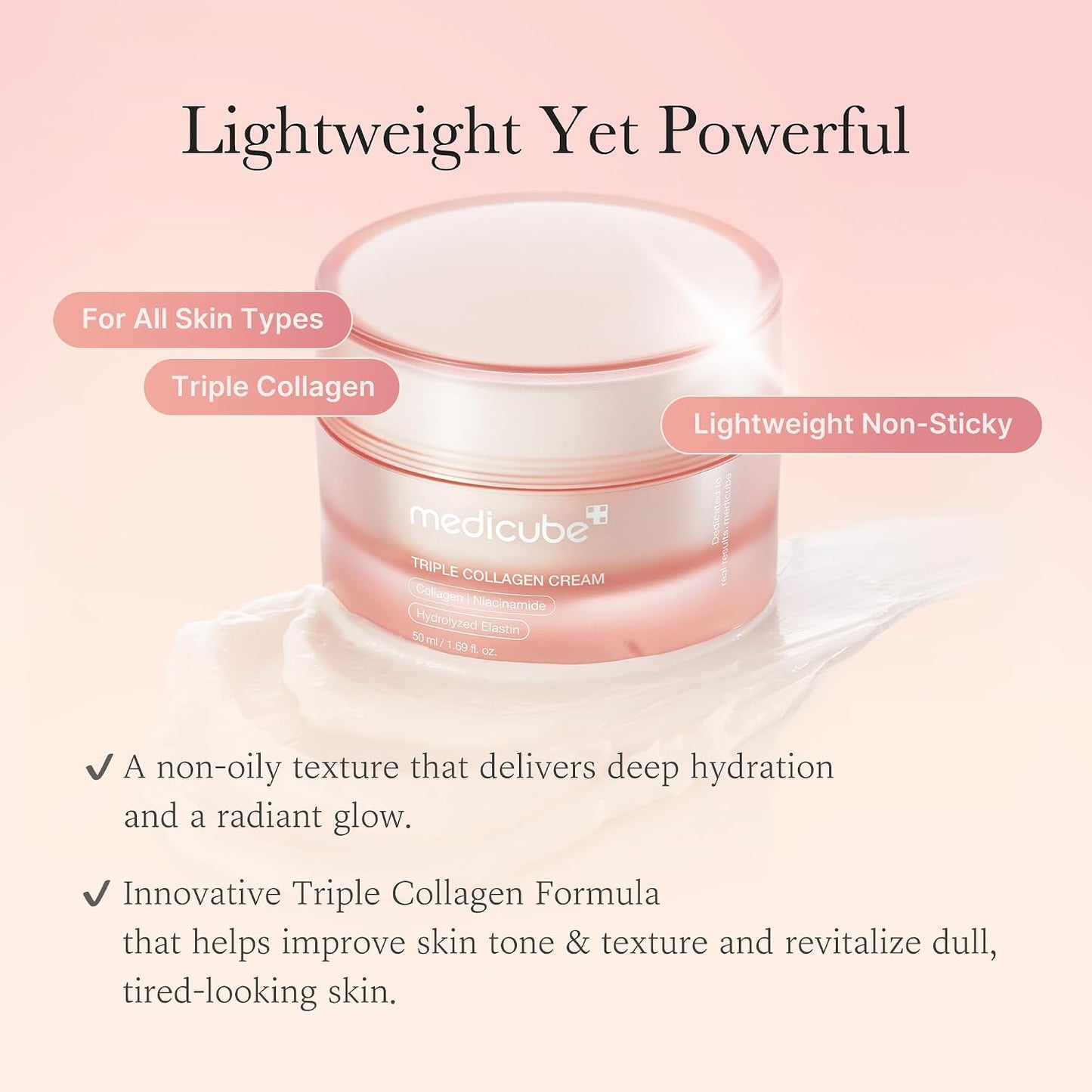 medicube Triple Collagen Cream for Hydrating & Firming