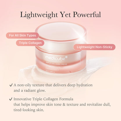medicube Triple Collagen Cream for Hydrating & Firming
