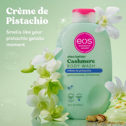 eos Cashmere Body Wash- Vanilla, Creamy Gel with Shea Butter, 16 fl oz
