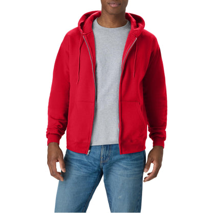 Hanes Men's Zip-up Hoodie, Ecosmart Fleece Full-zip Hoodie for Men, Hooded Sweatshirt