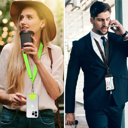 CACOE Phone Lanyard, Black+Dark Blue, 2 Pcs