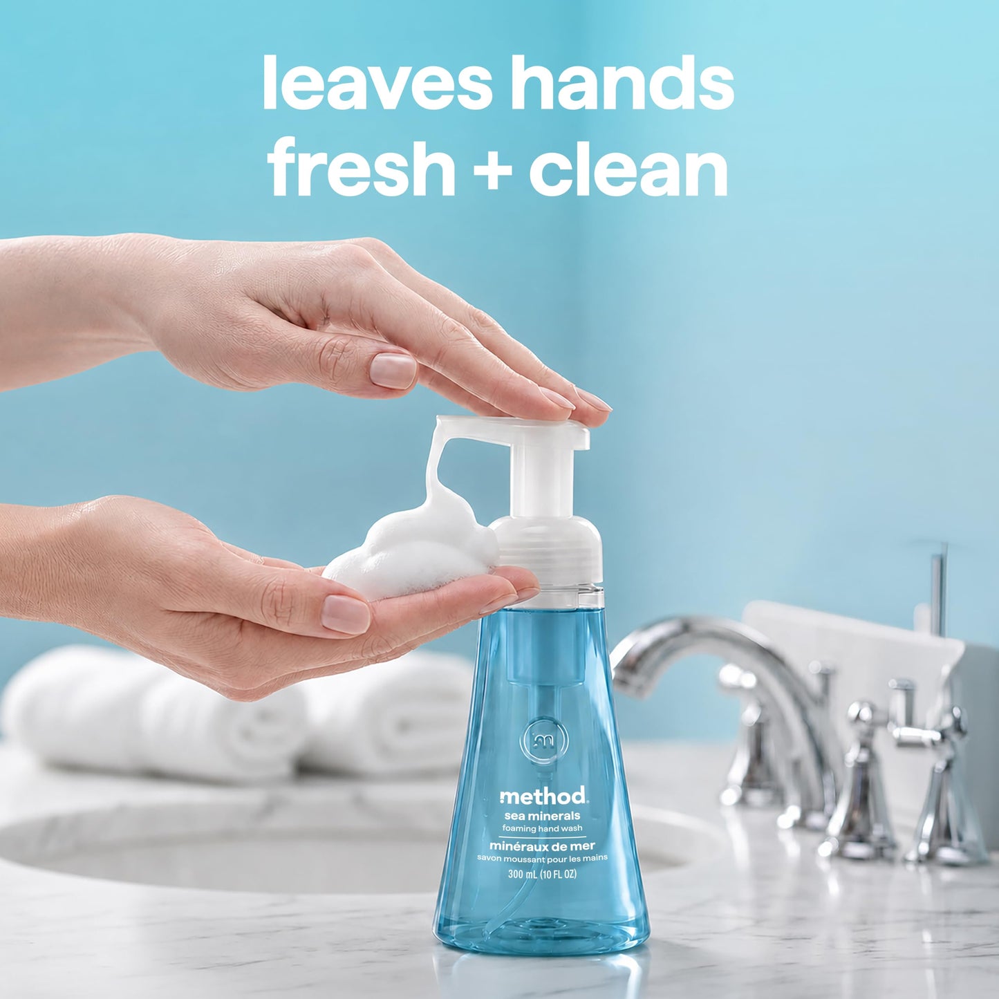 method Foaming Hand Wash, Sea Minerals, 10 fl oz, 3 pack