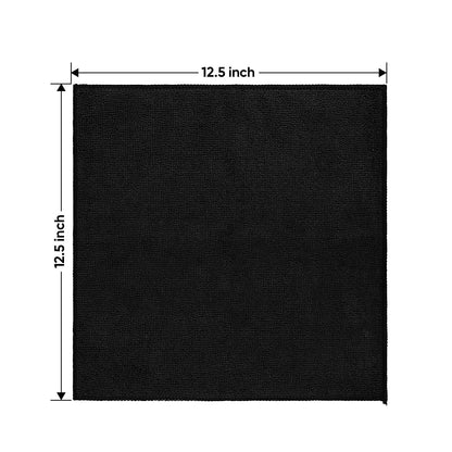 HOMEXCEL Microfiber Cleaning Cloth 12 Pack, 12.5 x 12.5 inch Microfiber Towels for Cars, Ultra Absorbent Washing Cloth, Lint Free Streak Free Cleaning Rags for Car, Kitchen, and Window (Grey)