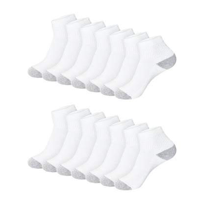 Hanes Women's Crew, Ankle, and No-Show Moisture-Wicking Cushioned Athletic Socks (14 Pack)