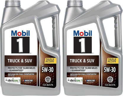 Mobil 1 European Car Formula Full Synthetic Motor Oil 0W-40, 5 Quart