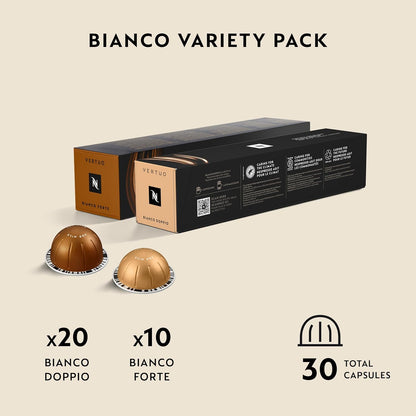 Nespresso Capsules Vertuo, Variety Pack, Medium and Dark Roast Coffee, 30 Count Coffee Pods, Brews 7.8 oz.