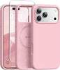 GONEZ Magnetic for iPhone 17 Pro Max Case, Silicone Cover Stone