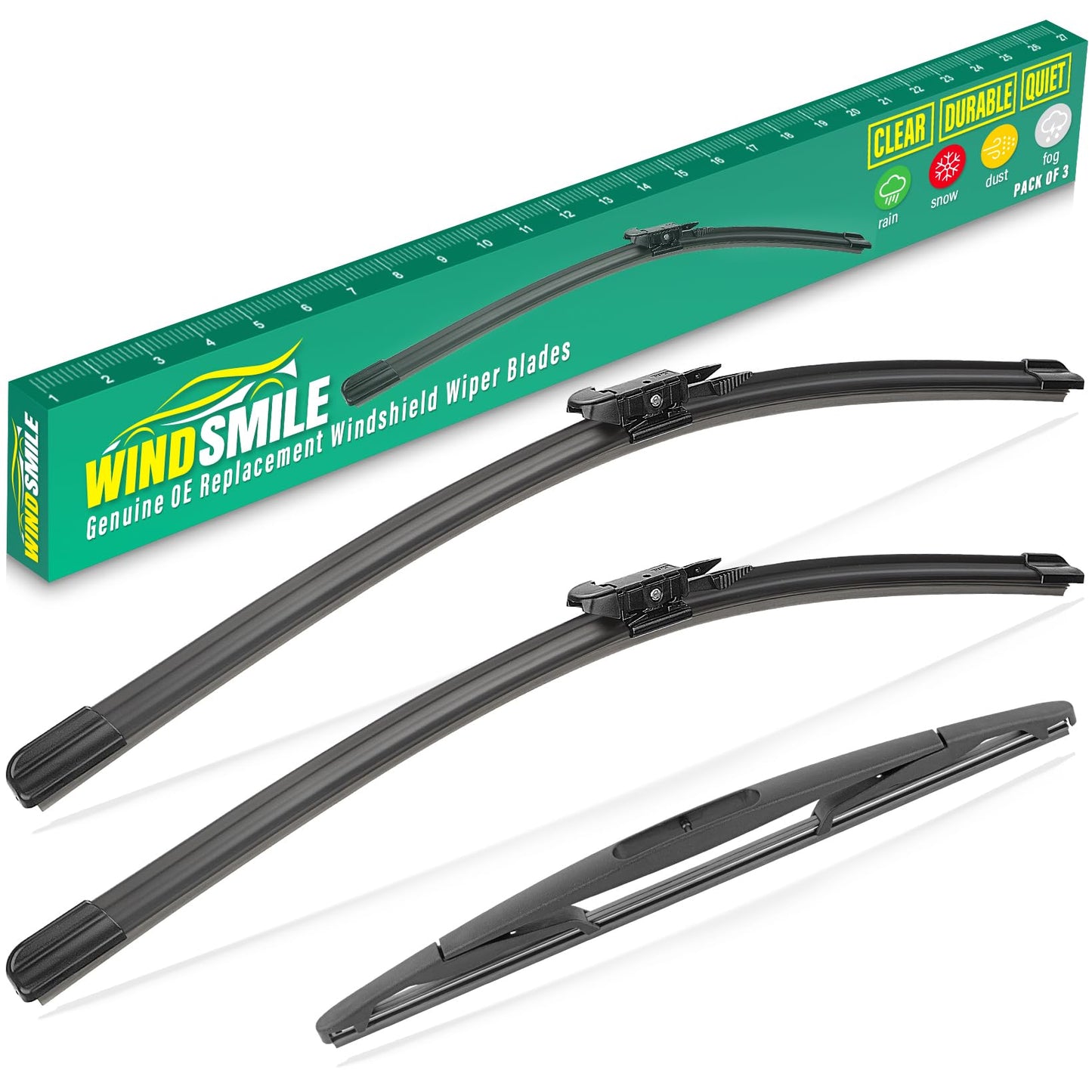 WINDSMILE Windshield Wiper Blade Replacement for Hyundai Palisade 2020-2025
