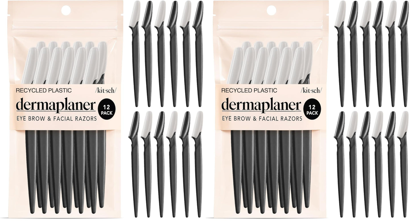 Kitsch Dermaplane Razor for Women Face – Terracotta, 12 pcs