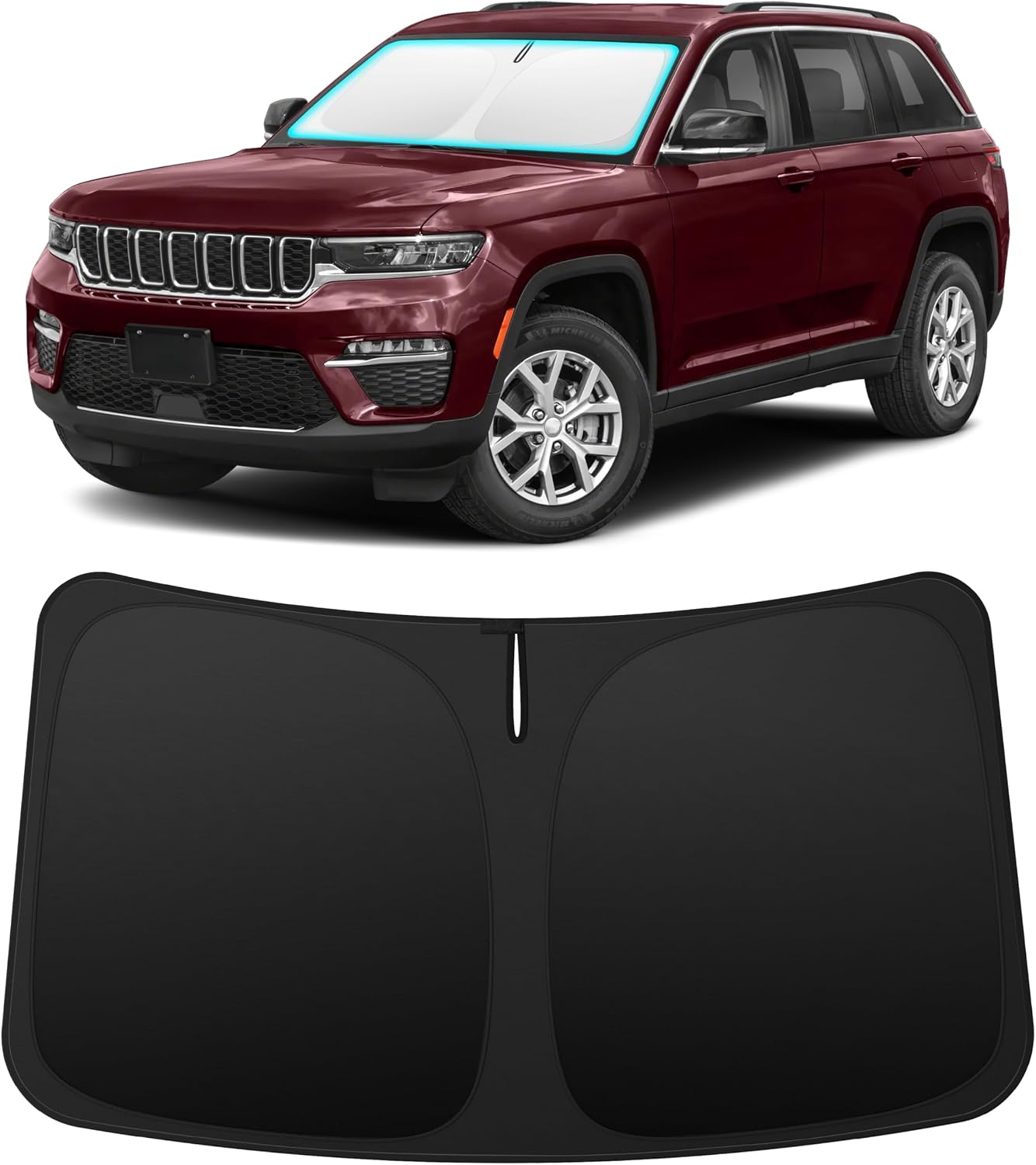 INSAUTO Custom Fit Windshield Sun Shade for Nissan Frontier 2005-2021