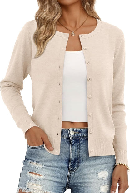 Trendy Queen Women's Lightweight Knit Cardigan