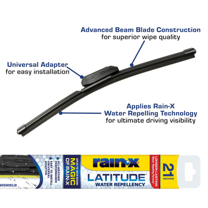 Rain-X 810348 Repellency Water Repellent Wiper Blades, 26" & 16" Windshield Wipers, All Weather Streak-Free for Enhanced Visibility w/Water Repellency Formula [Amazon Exclusive]