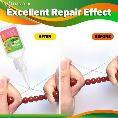 INSOIA Super Medium CA Glue, 20g, Strong Bond, with Precision Tips