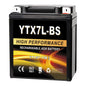 YTX14AH-BS 12V 12Ah Motorcycle Battery, 220CCA Rechargeable Maintenance Free Sealed AGM Battery, Powersport Replacement for ATV, UTV, Scooter