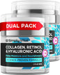 SimplyVital Face Moisturizer Retinol Collagen Hyaluronic Acid Cream 3.4 oz