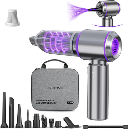 Car Vacuum Cleaner, Cordless Handheld Mini Strong Air Duster Blower