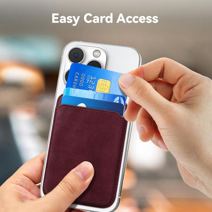Magnetic Wallet Cell Phone Card Holder for Phone Case with Mag-Safe