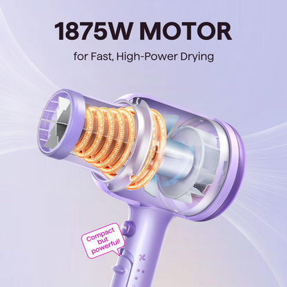 Wavytalk Blown Away Ionic Hair Dryer with Diffuser for Curly Hair