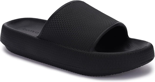 Joomra Pillow Slippers for Women and Men Thick Sole Ultra Cushion Slides